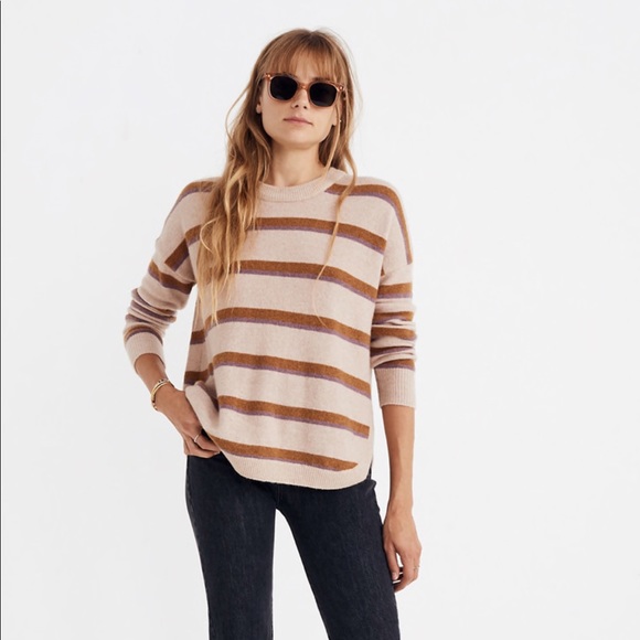 Madewell Sweaters - Madewell stripe pullover sweater